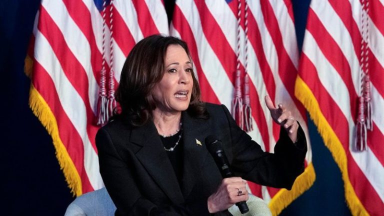 Kamala Harris reassures Democratic Party donors that there’s nothing to worry about