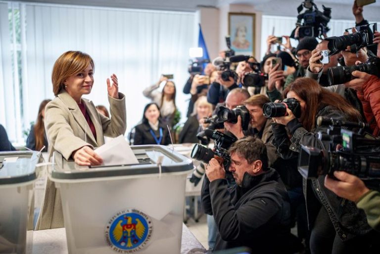 Moldova’s EU referendum hangs in balance as president condemns ‘assault’ on democracy