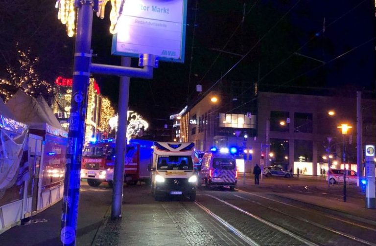 At least one dead after car plows into German Christmas market, public broadcaster says