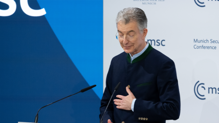 Tearful chair of Munich Security Conference expresses ‘fear’ in farewell address after blistering Vance speech