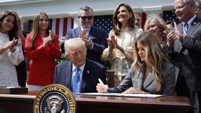 Trump hails cooperative effort at anti-revenge porn bill signing: ‘Bipartisanship is still possible’